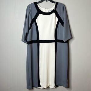 Shelby & Palmer Grey and White Dress 18Wb